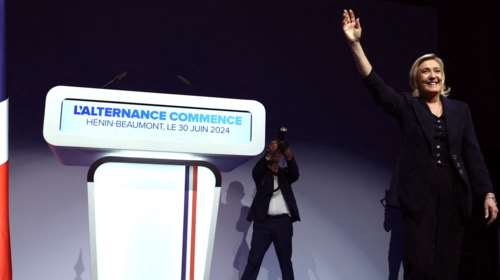 Γαλλία: Θρίαμβος της Λεπέν στον 1ο γύρο με 33% των ψήφων - Δεύτερο το Λαϊκό Μέτωπο, καταποντίστηκε ο Μακρόν