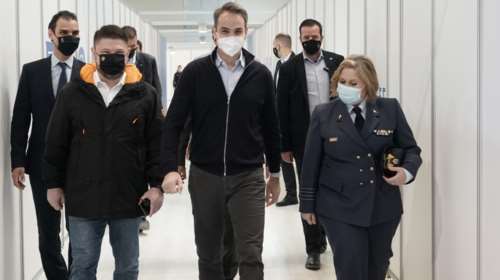 Μητσοτάκης από Mega εμβολιαστικό στο Περιστέρι: Αρχές Μαΐου θα έχουν εμβολιαστεί με μία δόση όλοι άνω των 60 ετών