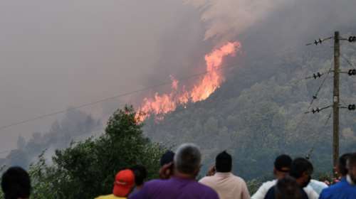 Ολονύχτια μάχη με τις φλόγες στην Ηλεία - Μια ανάσα από τα σπίτια η φωτιά, εκκενώθηκαν τρεις οικισμοί [εικόνες - βίντεο]