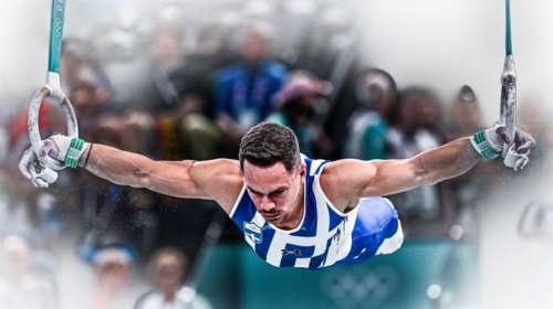 Ο Λευτέρης Πετρούνιας παρέλαβε τους κρίκους από τους Ολυμπιακούς στο Παρίσι που έγραψε ιστορία: &quot;Τους πρόλαβα&quot;