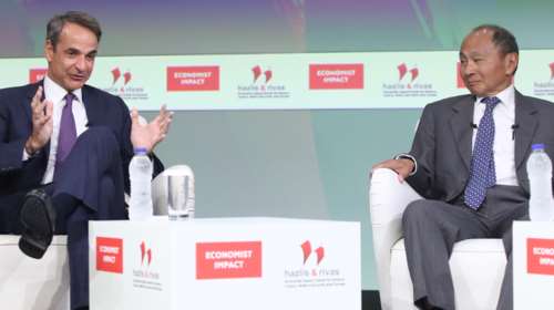 Μητσοτάκης στο Συνέδριο του Economist: "Ο Ερντογάν είναι στη λάθος πλευρά της Ιστορίας, αρνείται να καταδικάσει τη Χαμάς"