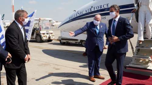 Αυστηρό μήνυμα Μητσοτάκη από το Ισραήλ: Η Τουρκία να εγκαταλείψει τα νέο-οθωμανικά της όνειρα