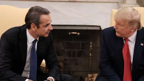 Τραμπ σε Μητσοτάκη: &quot;Έχεις την ωραιότερη χώρα του κόσμου&quot; - Τι είπε για την πορεία της ελληνικής οικονομίας ο Αμερικανός πρόεδρος