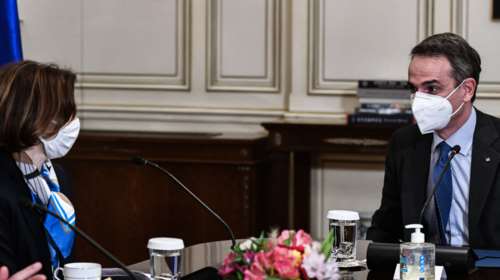 Σαφές μήνυμα Μητσοτάκη στην Τουρκία: Συζητάμε μόνο οριοθέτηση θαλάσσιων ζωνών