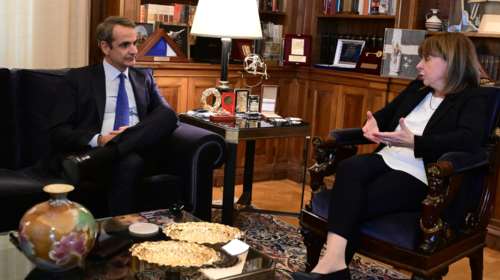 Τη Δευτέρα η συνάντηση Μητσοτάκη με την Κ. Σακελλαροπούλου - Πριν την ορκωμοσία Χατζηβασιλείου