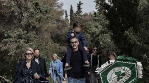 Για Κούλουμα στου Φιλοπάππου η Σία Κοσιώνη με τον Μπακογιάννη και τον γιο τους - Το άψογο στυλ εξοχής [εικόνες]