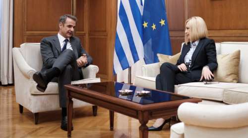 Επιστρέφει εκτάκτως στην Αθήνα ο Μητσοτάκης: &quot;Η Φώφη Γεννηματά έγινε σύμβολο θάρρους για όλους&quot;