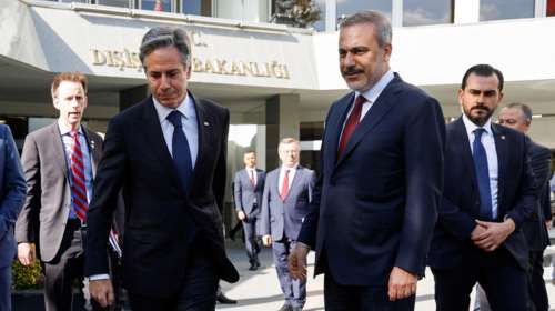 Πάγος στη συνάντηση Μπλίνκεν - Φιντάν στην Άγκυρα: Η γλώσσα του σώματος που πρόδωσε το ψυχρό κλίμα