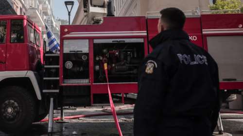 Φωτιά σε διαμέρισμα 6ου ορόφου στον Άγιο Ελευθέριο