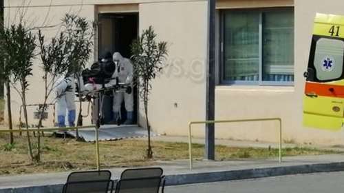 Καρέ καρέ πώς φθάνει ύποπτο κρούσμα κοροναϊού στο Νοσοκομείο Χανίων [φωτό]