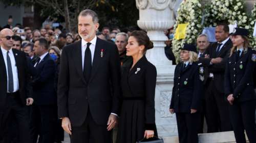 Βασιλιάς Φελίπε - Βασίλισσα Λετίσια: Royal λάμψη και γοητεία στην κηδεία του τέως