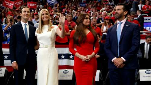 Θετική στον κορονοϊό η σύντροφος του Ντόναλντ Τραμπ τζούνιορ-Αρνητικός ο γιος του Αμερικανού προέδρου