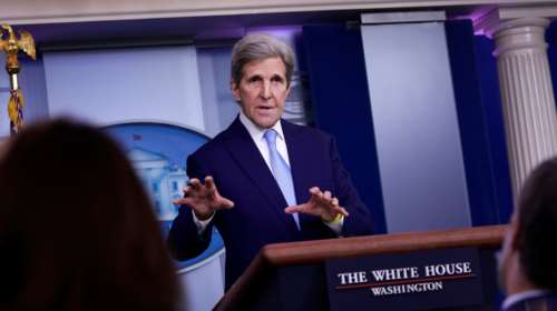 Τζον Κέρι: "Ευχαριστώ τον Έλληνα πρωθυπουργό για τον ηγετικό του ρόλο για την καθαρή ενέργεια και το κλίμα"