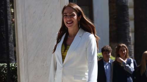 Τηλεοπτική εμφάνιση της Δόμνας Μιχαηλίδου λίγο πριν γεννήσει - &quot;Το μωρό κουνιέται το βράδυ&quot; [βίντεο]