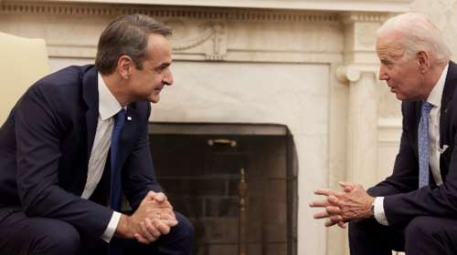 Στον Λευκό Οίκο ο Κυριάκος Μητσοτάκης - &quot;Σημαντικότερη όσο ποτέ η σχέση των δύο χωρών&quot; το μήνυμα Μπάιντεν