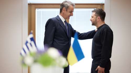Τηλεφωνική επικοινωνία Μητσοτάκη με Ζελένσκι: Συζήτησαν για την αεροπορική άμυνα και την ανάκαμψη της Ουκρανίας