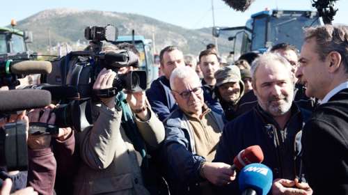 Την Τρίτη στις 12:00 η συνάντηση Μητσοτάκη με τους αγρότες