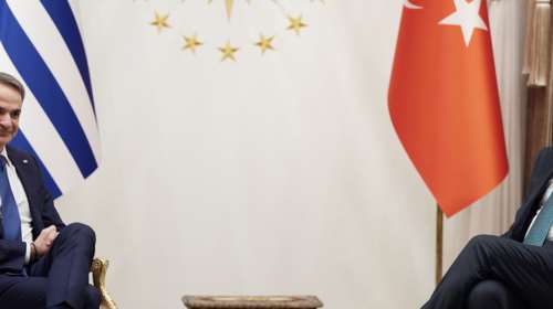 Άγκυρα: Σε εξέλιξη η συνάντηση Μητσοτάκη με Ερντογάν στο προεδρικό Μέγαρο