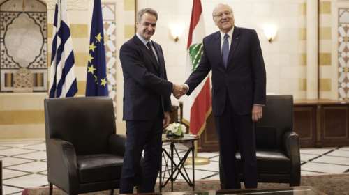 Μητσοτάκης από Λίβανο: Θέλουμε να είμαστε δύναμη ειρήνης και σταθερότητας, μπορούμε να συνομιλούμε με όλους