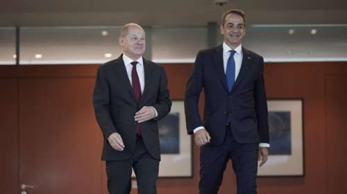 Βερολίνο- Μητσοτάκης για Ερντογάν: &quot;Διαφωνούμε για τη Χαμάς, αυτό δεν σημαίνει ότι δεν θα τον υποδεχθούμε στην Αθήνα&quot;