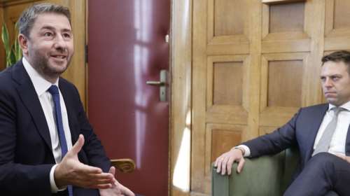 Συμφωνία Κασσελάκη - Ανδρουλάκη για κοινό μέτωπο σε υποκλοπές και Τέμπη - Τα είπαν για 60 λεπτά