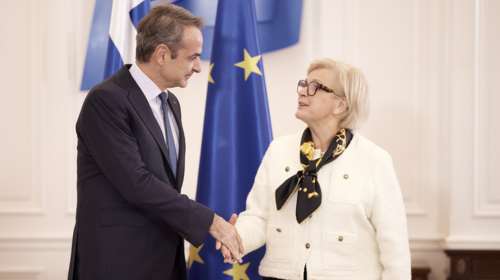 Συνάντηση Μητσοτάκη - Catherine Vautrin: Στο επίκεντρο η εμβάθυνση της ελληνογαλλικής αμυντικής συνεργασίας