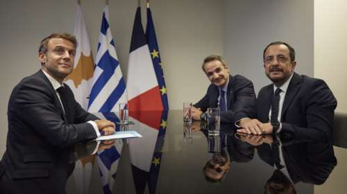 Μεσανατολικό, Great Sea Interconnector και η συνάντηση των MED9 κυριάρχησαν στην τριμερή σύνοδο Ελλάδας-Κύπρου-Γαλλίας