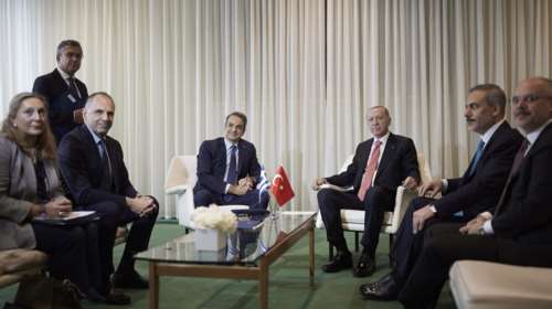 Κυβερνητικές πηγές για τη συνάντηση Μητσοτάκη - Ερντογάν: &quot;Επιβεβαιώθηκε η βούληση για διατήρηση του θετικού κλίματος&quot;