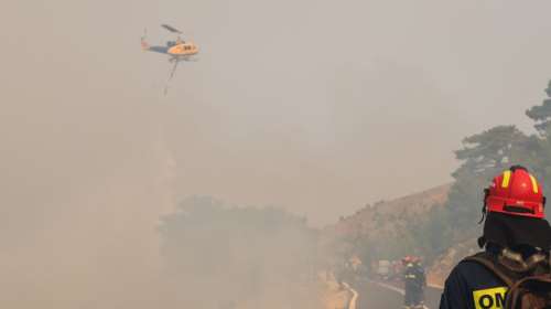 Φωτιά στη Χίο: Σοκαριστικό βίντεο από drone αποκαλύπτει το μέγεθος της καταστροφής