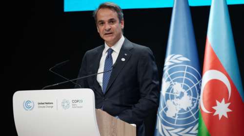 Μητσοτάκης στην COP29: Πώς λειτουργεί το 112 στην Ελλάδα - &quot;Αναθεωρήσαμε την αντιμετώπιση των φυσικών καταστροφών μετά το Μάτι&quot;