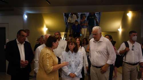 Στο Αρχαιολογικό Μουσείο της Σαντορίνης η Κατερίνα Σακελλαροπούλου - Εγκαίνια της έκθεσης της &quot;Κόρης της Θήρας&quot;