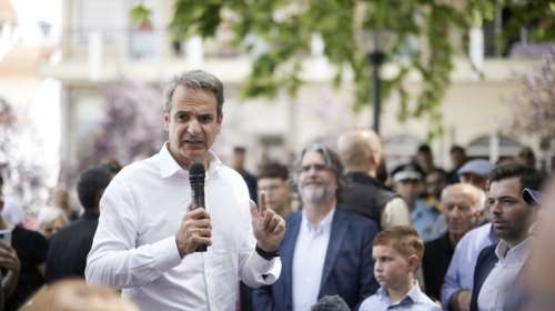 Μητσοτάκης από την Κοζάνη: Η αποχή είναι ο μεγάλος κίνδυνος για τη δημοκρατία στις ευρωεκλογές