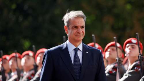 Συνάντηση Μητσοτάκη με τον πρωθυπουργό του Λιβάνου