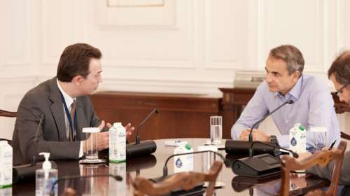Συνάντηση Μητσοτάκη με τον διευθύνοντα σύμβουλο της Enagás - Ο μεγαλύτερος διαχειριστής LNG της Ευρώπης