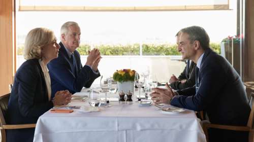 Κυριάκος Μητσοτάκης: Γεύμα με την υποψήφια των Ρεπουμπλικανών για την προεδρία της Γαλλίας, Valérie Pécresse [Εικόνες]
