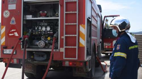 Φωτιά στη Ροδόπη: Μεγάλη πυρκαγιά σε αγροτική έκταση στη Θάμνα