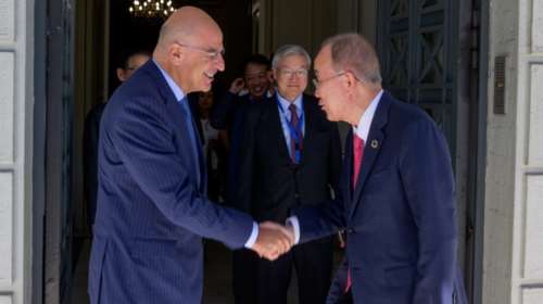 Δένδιας σε Μπαν Κι Μουν: Η Ελλάδα αντιμετωπίζει καθημερινά απειλές από την Τουρκία