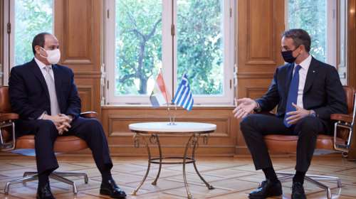 Τηλεφωνική επικοινωνία Μητσοτάκη-Αλ Σίσι - Συμφώνησαν να συναντηθούν