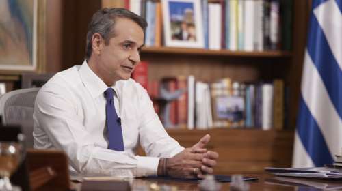 Στο Υπουργείο Μεταφορών και Υποδομών ο Κυριάκος Μητσοτάκης