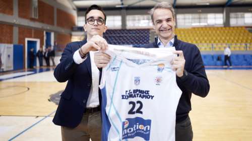 Ο Μητσοτάκης συναντήθηκε με τον Παναγιώτη Τζαβέλλα, αθλητή με αναπηρία: &quot;Έχει τον θαυμασμό μου για το σθένος του&quot;