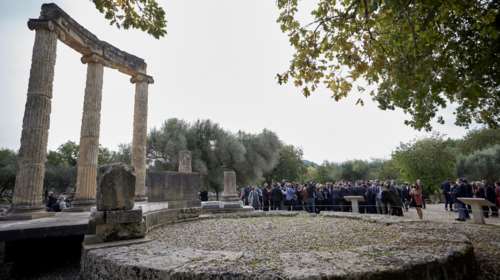 H Αρχαία Ολυμπία στην... Times Square της Νέας Υόρκης [βίντεο]