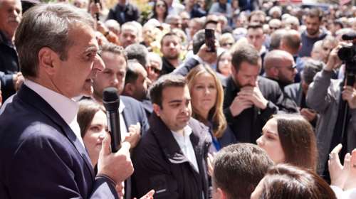 Μητσοτάκης στο Κουκάκι: Η κάλπη της 21ης Μαΐου θα τα κρίνει όλα - Ο λαός έχει κρίση, βλέπει, συγκρίνει και αξιολογεί