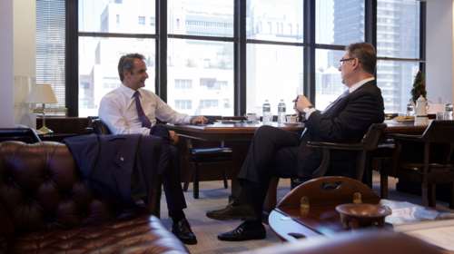 Τετ α τετ Μητσοτάκη - Μπουρλά: Επί τάπητος η επένδυση της Pfizer στη Θεσσαλονίκη