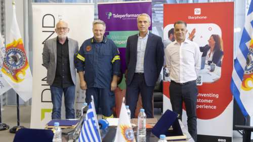 Δωρεά τεσσάρων SUV στο Πυροσβεστικό Σώμα από την Teleperformance Greece, τη DIMAND και τη Barphone