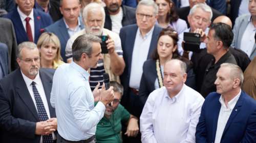 Μητσοτάκης από Καστοριά: "Ποτέ ξανά με ΝΔ και εμένα πρωθυπουργό η Ελλάδα δεν θα ξαναζήσει τις δημοσιονομικές δυσκολίες"