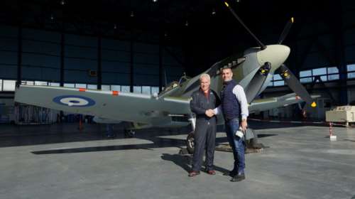 Spitfire: Για πρώτη φορά στην παρέλαση της Θεσσαλονίκης - &quot;Ένα όνειρο που έγινε πραγματικότητα&quot;, λέει ο πιλότος