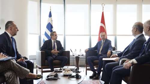 Μητσοτάκης σε ομογενείς για Κύπρο: &quot;Είπα στον Ερντογάν πως οποιαδήποτε ιδέα ή συζήτηση για λύση δύο κρατών είναι μη αποδεκτή&quot;