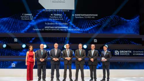 Η THEON SENSORS αναδείχθηκε ως Growth Winner στα Βραβεία Ανάπτυξης και Ανταγωνιστικότητας &quot;Growth Awards&quot;