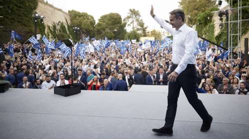 Μητσοτάκης στο Ηράκλειο: &quot;Μετά τις εκλογές, ο Τσίπρας θα μείνει μόνος, βυθισμένος στην υποκρισία&quot;