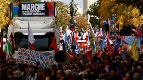 Γαλλία: Διαδηλώσεις στο Παρίσι για την άνοδο του πληθωρισμού